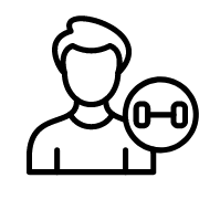 優しいトレーナーと笑いながら楽しく動ける