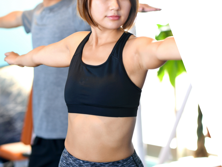 ストレッチ資格保有のトレーナーがケアまで対応